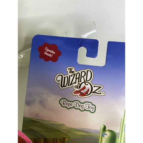 NEW Wizard Of Oz Glinda the Good Witch Plush Rope Dog Toy With Squeaker - Picture 4 of 5